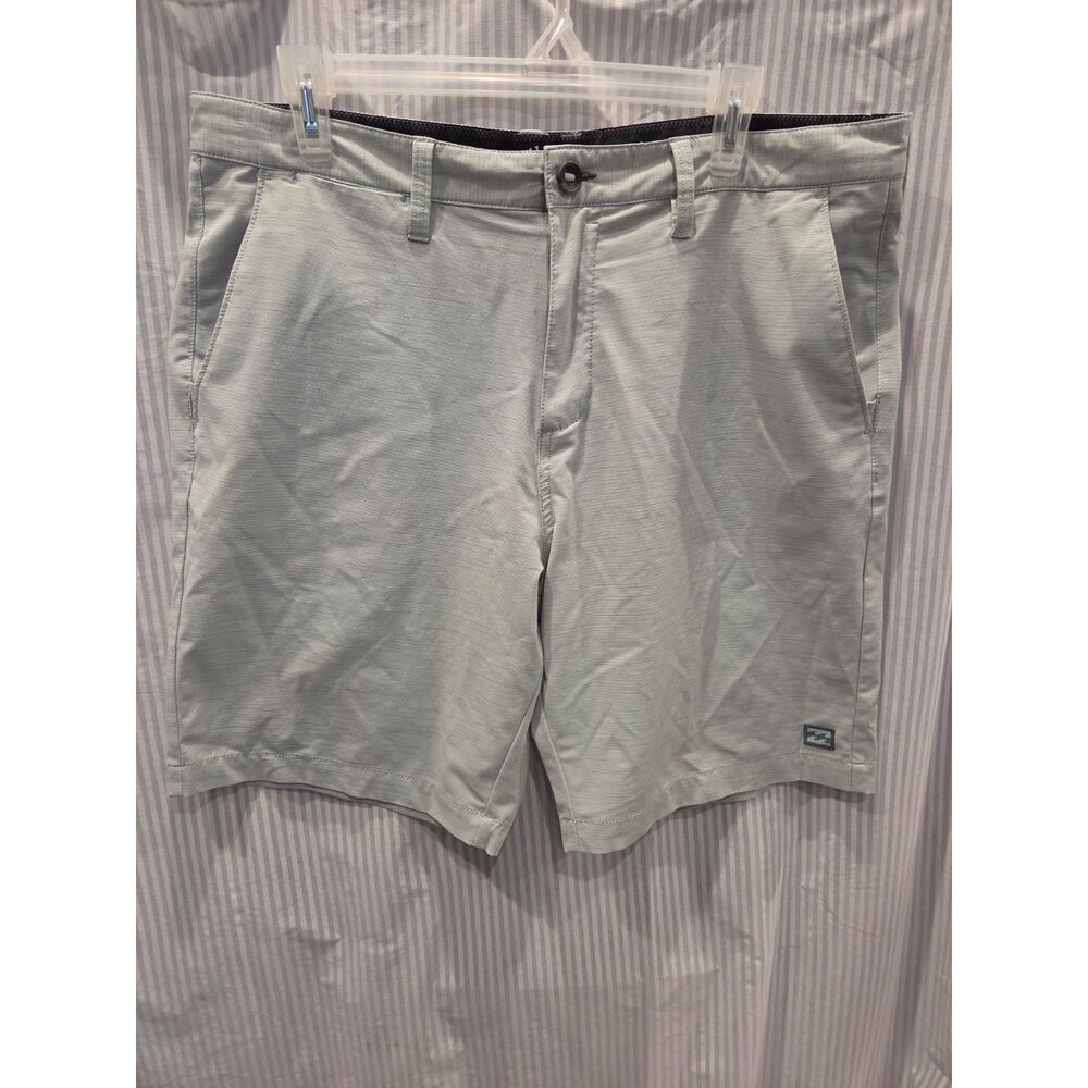 Billabong Crossfire Hybrid Shorts Gray Wavy Texture Mens Size 36 Gorpcore